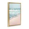 Stupell Industries California Summer Waves Framed Floater Canvas Wall Art Design by Nataly White